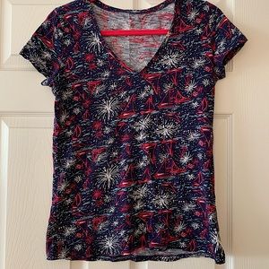 EUC Lilly Pulitzer Sparks Fly Shirt 🎆